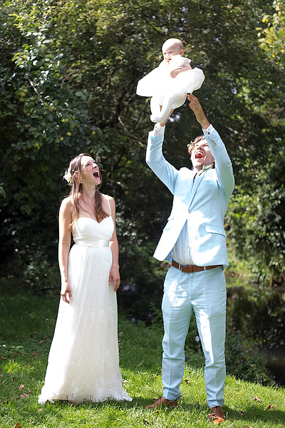 Adrian, Corinne and indigo - Wedding photography